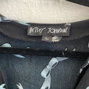 VINTAGE Betsey Johnson Bow Dress - L(ish)